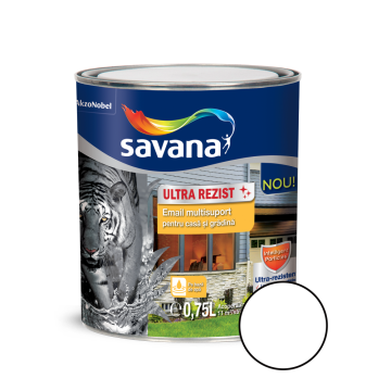 Email Savana multisuport interior/exterior,alb, 0,75 l