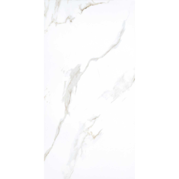 Gresie portelanata Calacatta de exterior/interior alb mat, dreptunghiulara, 120 x 60 cm