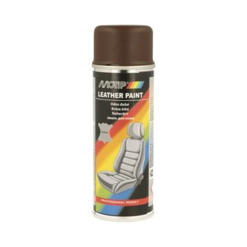 Vopsea spray lac pentru piele MoTip, maro RAL 8017, lucios, interior, 200 ml