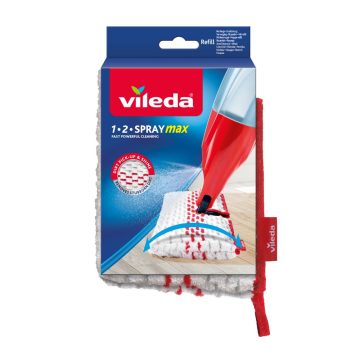 Rezerva pentru mop plat Vileda Spray Max, microfibre, 2 x 14 x 27 cm