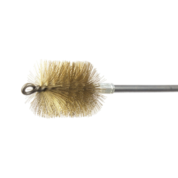Perie de otel pentru curatare tuburi Evotools, F12 x 175, D 80 mm