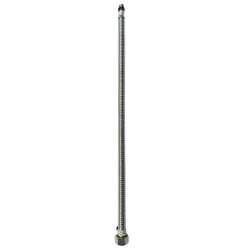 Racord pentru baterii Heko, inox, filet interior-exterior, 50 cm, 3/8
