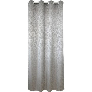 Draperie gri, 140 x 245 cm, 50% poliester 50% bumbac