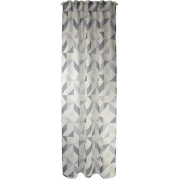 Perdea voal 234 90, gri, 140 x 245 cm