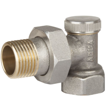 Robinet calorifer colt retur Evosanitary, alama, argintiu, 1/2 inch