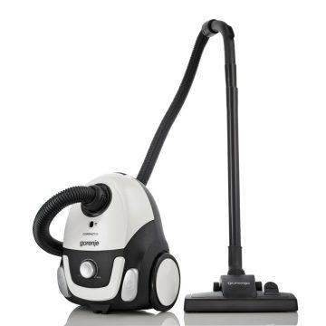 Aspirator cu sac Gorenje Compact XS, 2 l, 750 W, alb/negru