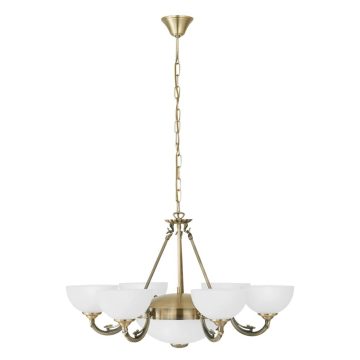 Lustra Bosco 79762, halogen, sticla, 8 x E27, 60 W, bronz, 76 cm
