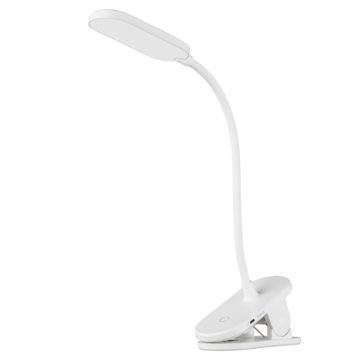 Lampa birou Raizal, LED, mplastic, alb, 12 x 6 x 45.5 cm