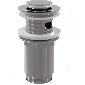Ventil lavoar Alca A391, cu preaplin, click clack, alama, 5/4”