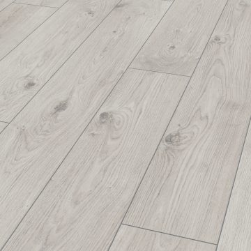 Parchet laminat 12 mm Kronotex Mammut 3179, nuanta deschisa, stejar everest alb, clasa de trafic 33, click, 1845 x 188 mmm