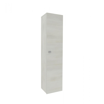 Coloana suspendata Savinie Due Zaffiro Bianco, cu o usa reversibila, alb-bej, 31,5 cm
