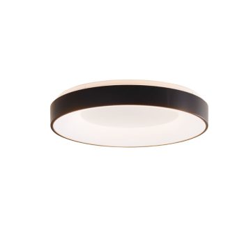 Plafoniera Jutio, plastic, 4 x 8.1 LED, 24.4 W, negru, 48 cm