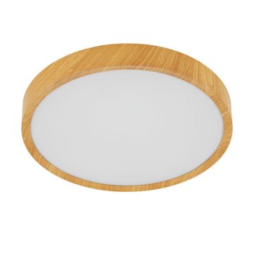 Plafoniera Giglio D340, plastic, LED, 14.6 W, maro, 31 cm