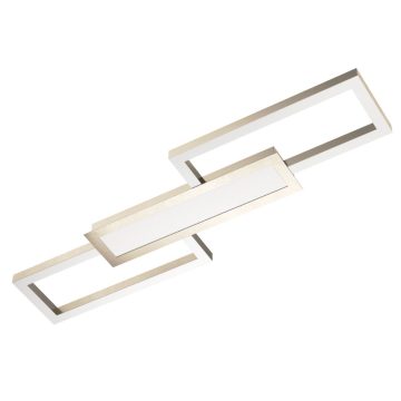 Plafoniera Fomento plastic, LED, 37 W, argintiu, 78 x 26 cm