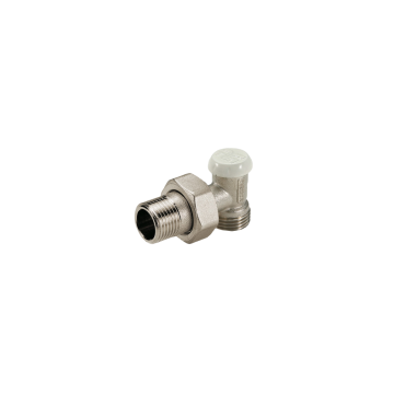Robinet de colt retur pentru radiator Tiemme, o-ring, filet exterior, alama, 1/2