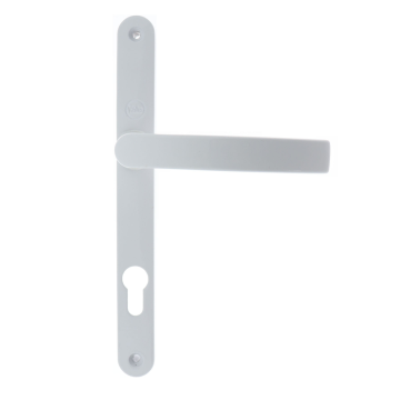 Maner Assa Abloy, aluminiu, alb, 240 x 25 x 12 mm
