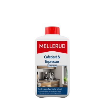 Solutie pentru indepartarea calcarului din filtrul de cafea MELLERUD, 1 l