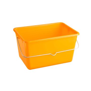 Galeata din plastic pentru vopsea Hardy, galben, 8 l