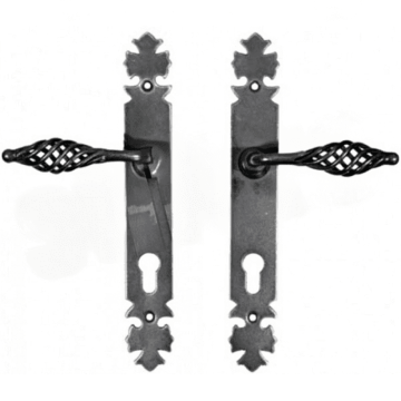 Sild cu maner pentru poarta, fier forjat, 300 x 40 x 2 mm