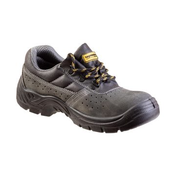 Pantofi de protectie cu bombeu metalic Topmaster TMP S1P, gri, marimea 43