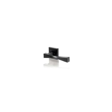 Set manere Yale Verona, aluminiu, negru, rozete incluse
