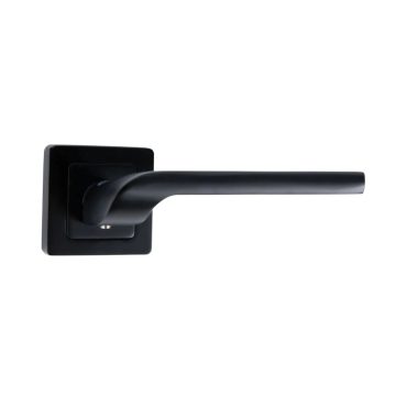 Maner Yale Siena, aluminiu, negru, rozete si cheie incluse