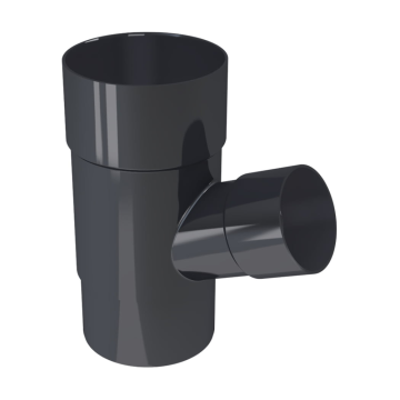 Ramificatie pentru burlan PVC, D50 mm, grafit