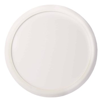 Aplica LED Hepol plastic, 25 W, temperatura ajustabila, alb, forma rotunda, 300 mm