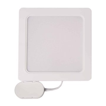 Spot LED incastrat Hepol, temperatura ajustabila, 24 W, alb