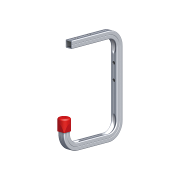 Carlig pentru perete si tavan, tip C, aluminiu, 255 x 155 mm