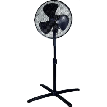 Ventilator cu picior Somogyi Home SF 40 BK/M, 40W, 3 trepte, negru, 124 cm