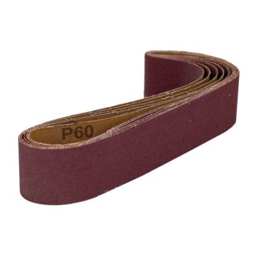 Banda abraziva pentru slefuire metal, lemn, plastic, sticla, Raider, 50 x 686 mm, 5 buc.