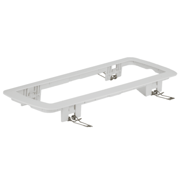 Kit montaj sub tencuiala pentru lampa EXIT Hepol, metal, alb