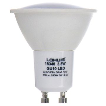 Bec GU10, 24 leduri, 3,5 W, lumina rece