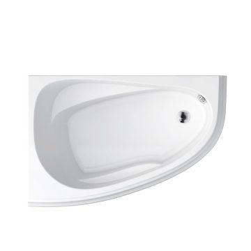 Cada de colt Cersanit Joanna New, montaj stanga, acril, alb, 160 x 95 cm