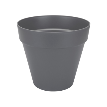 Ghiveci Elho Loft Urban, plastic, antracit, diametru 20 cm, 17.7 cm