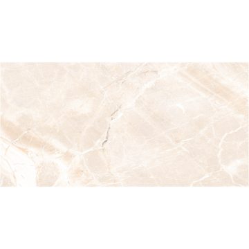 Faianta baie Megan Light, bej, lucios, aspect de marmura, 59.5 x 29.5 cm