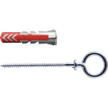 Diblu Fischer Duopower rosu, nylon, 10 x 50 mm, 2 bucati