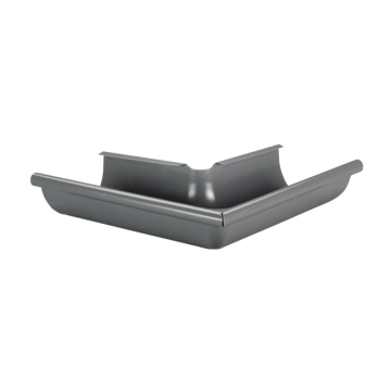 Coltar exterior jgheab 90°, 125 mm, gri RAL 7016
