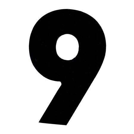 Numar 9 cu distantier