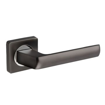 Maner usa Gamet, patrat, aluminiu si zamac, crom, 130 x 40 mm