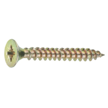 Surub autofiletant pentru pal si lemn Fixkit, cu cap inecat, Ø 6 mm, L 140 mm