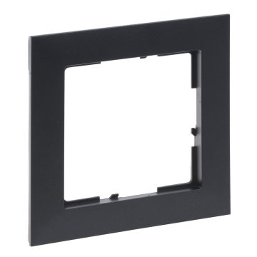 Rama intrerupator Legrand, New Suno, 1 modul, plastic, gri inchis