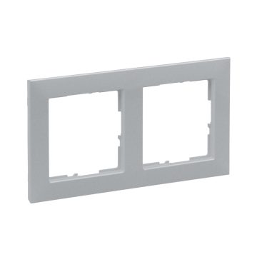 Rama de aparataj Legrand New Suno, 2 module, PVC, titan