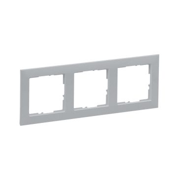 Rama de aparataj Legrand New Suno, 3 module, PVC, titan