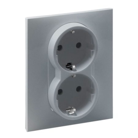 Priza 2X2P+T Legrand New Suno L721326