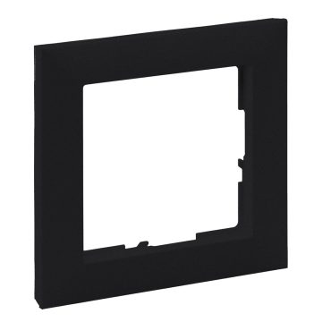 Rama de aparataj Legrand New Suno, 1 modul, PVC, negru