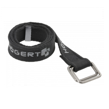 Curea pantaloni Hogert, poliester, negru, 130 cm