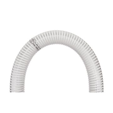 Furtun alimentar absorbtie Fitt 32, spiralat, PVC, transparent, 50 m