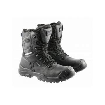 Ghete de protectie SRC WETTER, inalte, piele bovine, marimea 46